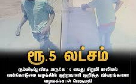 10-yr-old raped, brutally killed in TN; CM Vijay vows action