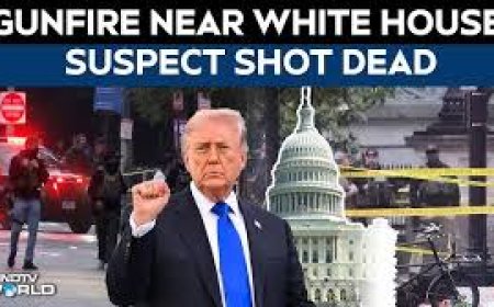 Gunfire Near White House, Suspect Shot Dead, Bystander Injured