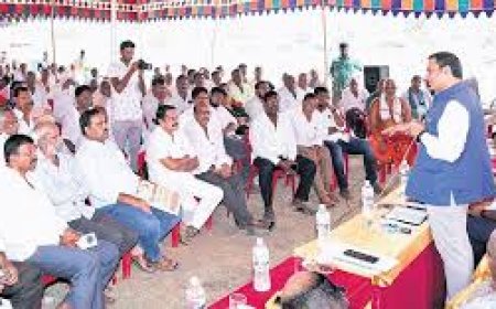 APCRDA conducts Grama Sabha at Mandadam on land acquisition