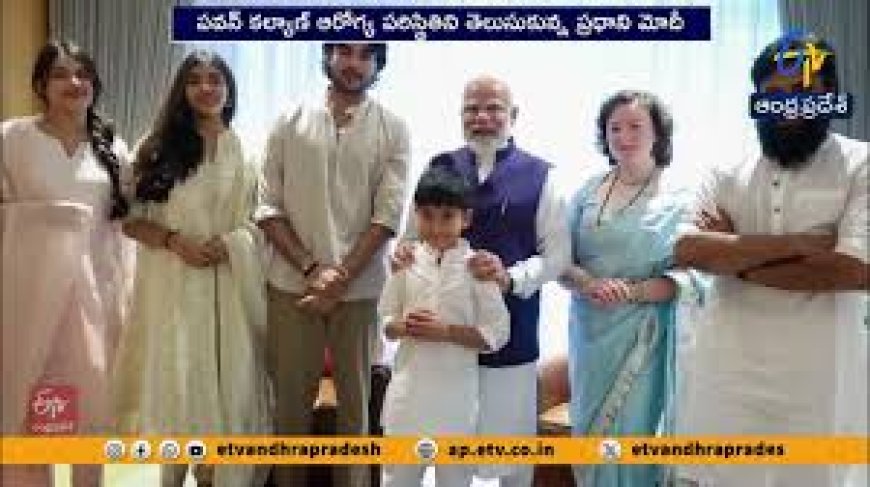 Modi visits houses of Naidu, Pawan in Hyderabad