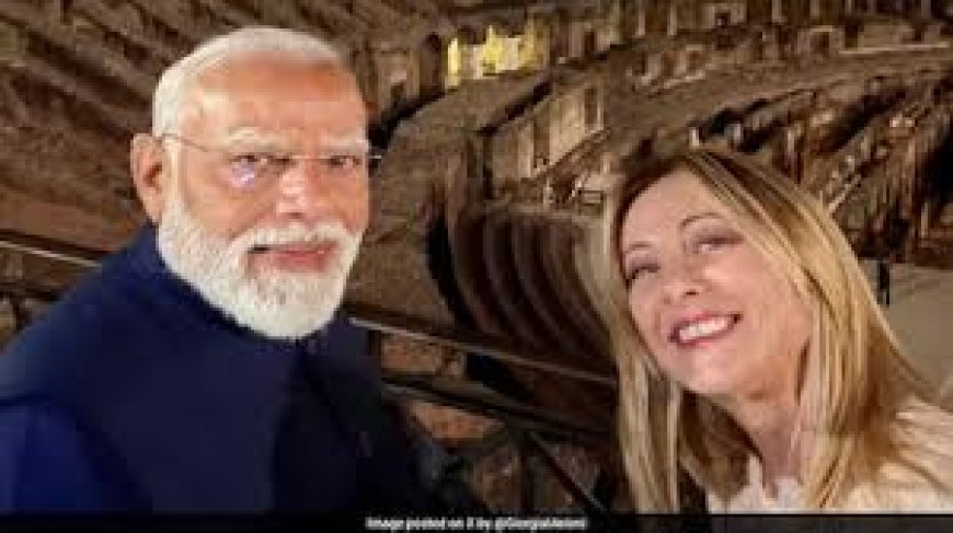 Postcard From Colosseum: Meloni Shares Selfie With "Friend" PM Modi In Rome