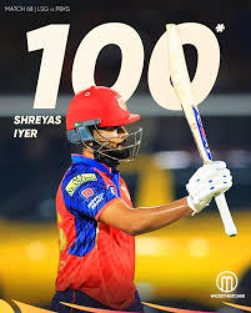 Shreyas Iyer's Maiden IPL Century Keeps PBKS' Playoff Hopes Alive