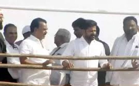 CM inspects irrigation projects in Palamuru region