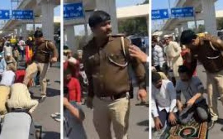 Hindu Raksha Dal block Friday namaz in Ghaziabad’s Khoda area