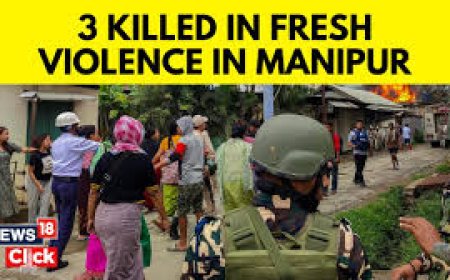 Three Kuki villagers killed in fresh Manipur violence