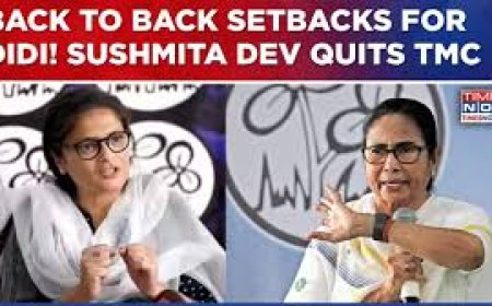 Another Setback For TMC As Sushmita Dev Resigns From Rajya Sabha 