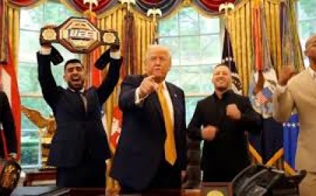 Trump turns 80, hosts UFC fight night at White House