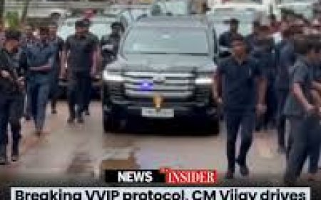 Vijay breaks protocol, spontaneous public engagement goes viral