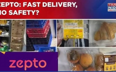 Expired food seized from Zepto warehouse in Hyderabad