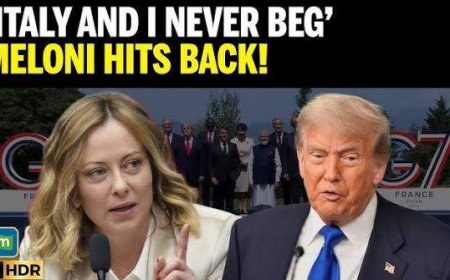It's a shame! Meloni blasts Trump for saying 'she begged for a photo'