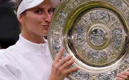 Ex-Wimbledon champion Vondrousova Banned For Four Years Over Doping Test Refusal