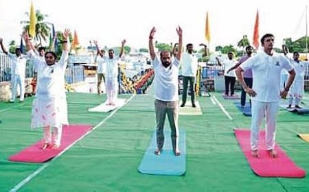 Yoga Mandirams will be constructed in wards to promote wellness: AP CM Naidu