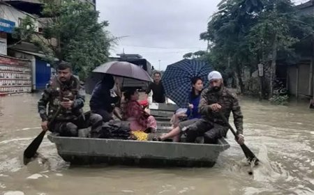 Arunachal Flash Floods Trigger Flood Threat In Assam