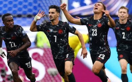 Eustaquio's late strike takes Canada past South Africa to World Cup last 16