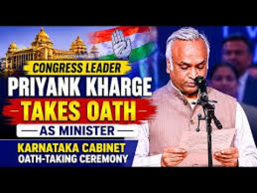 Priyank Kharge becomes Karnataka home minister