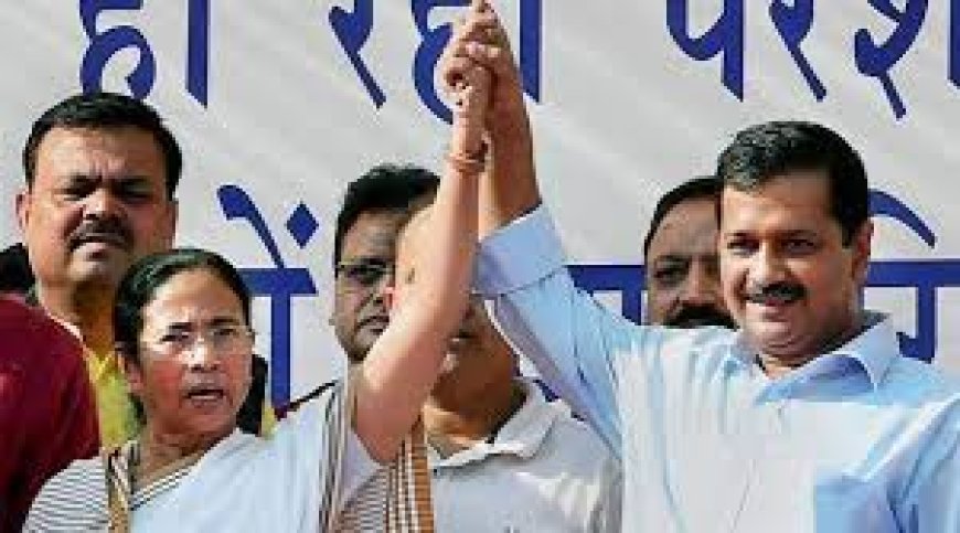 Mamata in Delhi for INDIA bloc huddle amid split scare, meets Kejriwal
