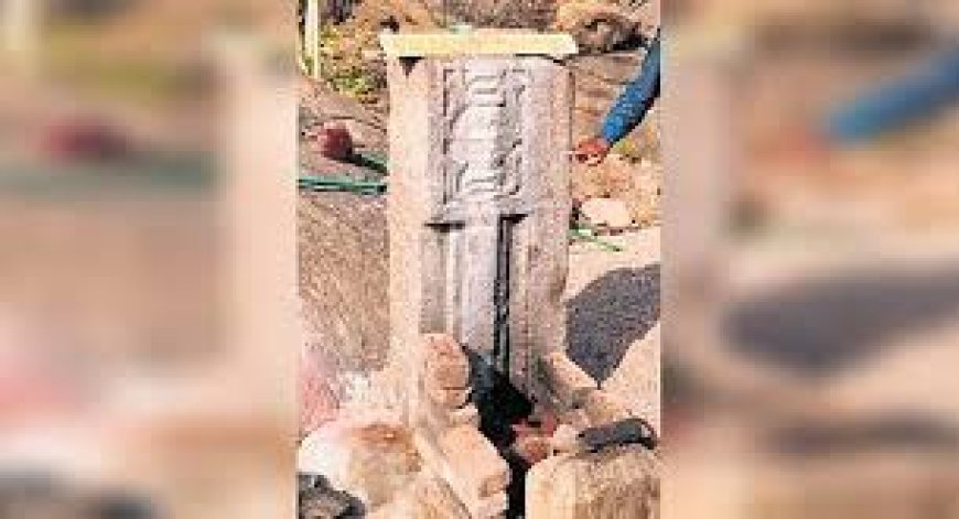 10th century Balipeetham found in Telangana's Jagtial district