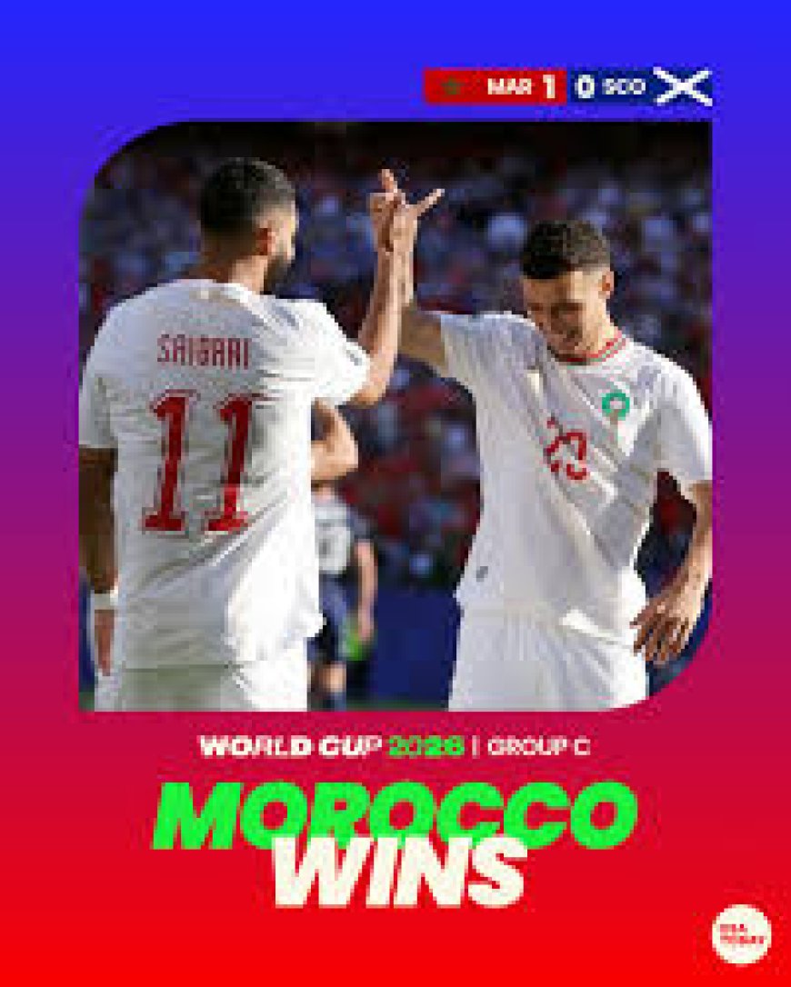 Morocco stun Scotland with FIFA World Cup's fastest goal