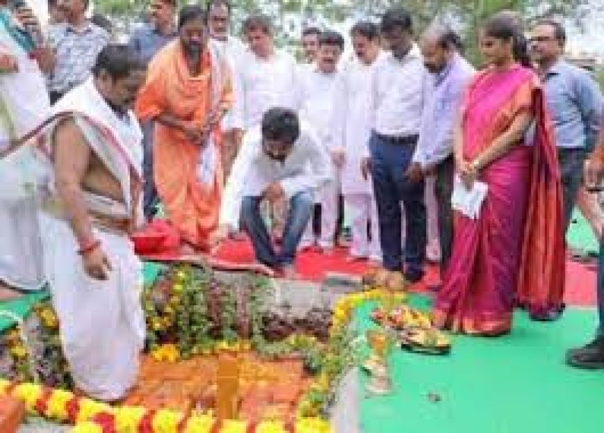 Dy CM Pawan Kalyan lays foundation stone for Rs 24-cr Aranyaramam project