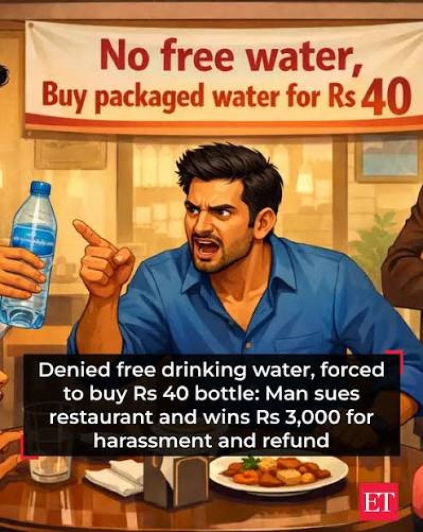 Maha makes free drinking water mandatory for customers at eateries