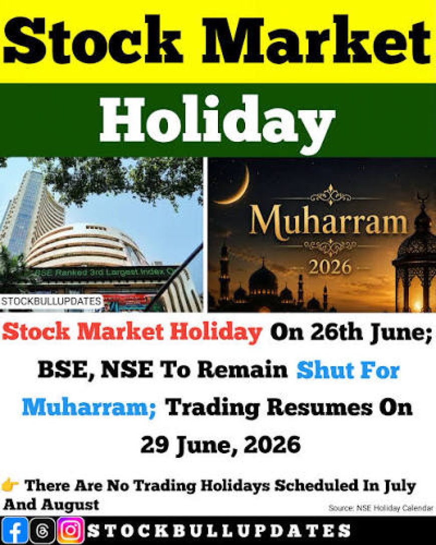 Muharram Holiday: Will BSE, NSE Trade Today, Are Banks Working