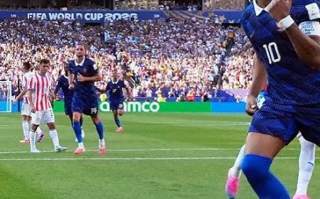 Kylian Mbappe's penalty takes France into World Cup quarter-finals