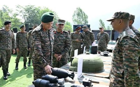 Army Chief Reviews LoC Security During J&K Visit