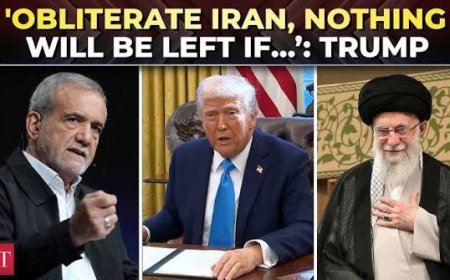 "Bomb Them": Trump Says He's Left Instructions If Iran Assassinates Him