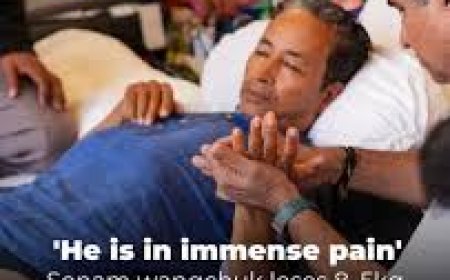 Wangchuk refuses to end fast despite being 'in immense pain'