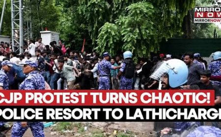 'Teargas, lathi-charge, clashes': CJP protest turns chaotic in Delhi
