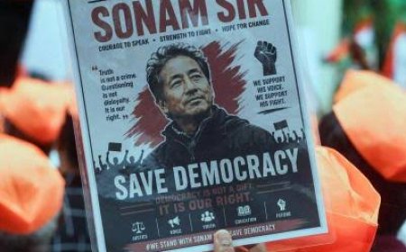 UP doctor suspended over solitary march in support of Wangchuk