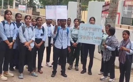 Haryana govt girls school principal suspended as student protest in support of Sonam Wangchuk