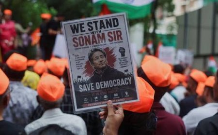 Protests in New York, San Jose in support of Wangchuk