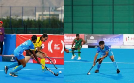 Youth Hockey5s Asian C'ship: Indian men's team beats Pakistan 7-3 and Oman 10-1; Women go down 3-6 to China 