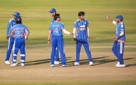 Kishan, Tilak slam 50s as India crush Zimbabwe to seal T20I series