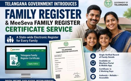 Telangana launches Family Register Certificate, valid for SIR