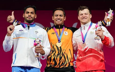 After father’s bronze in 2010, AP's Ajaya Babu bags silver medal at CWG