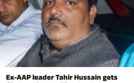 AAP ex-councillor Tahir Hussain gets life term in IB officer murder case