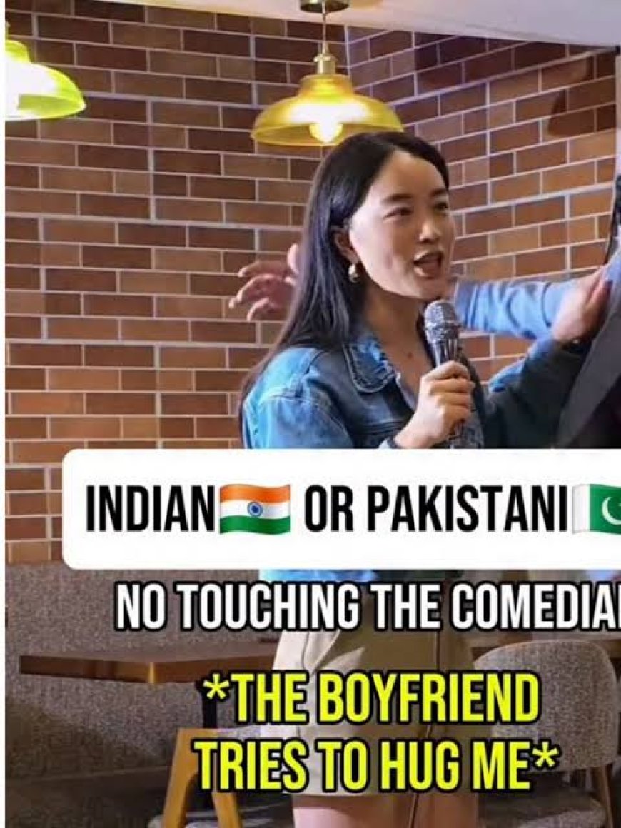 Pakistani Man Tries To Hug Female Comedian, Then Lies About Being Indian
