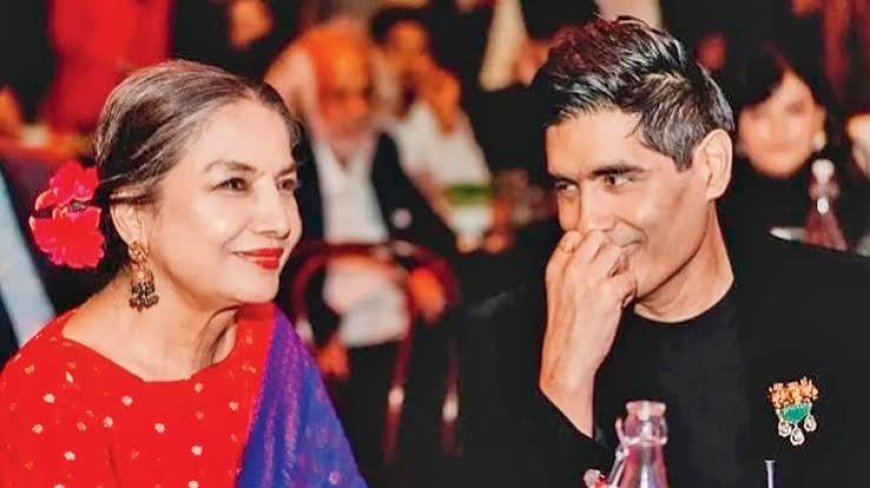 Manish Malhotra Surprised Shabana Azmi At Paris With....jpg