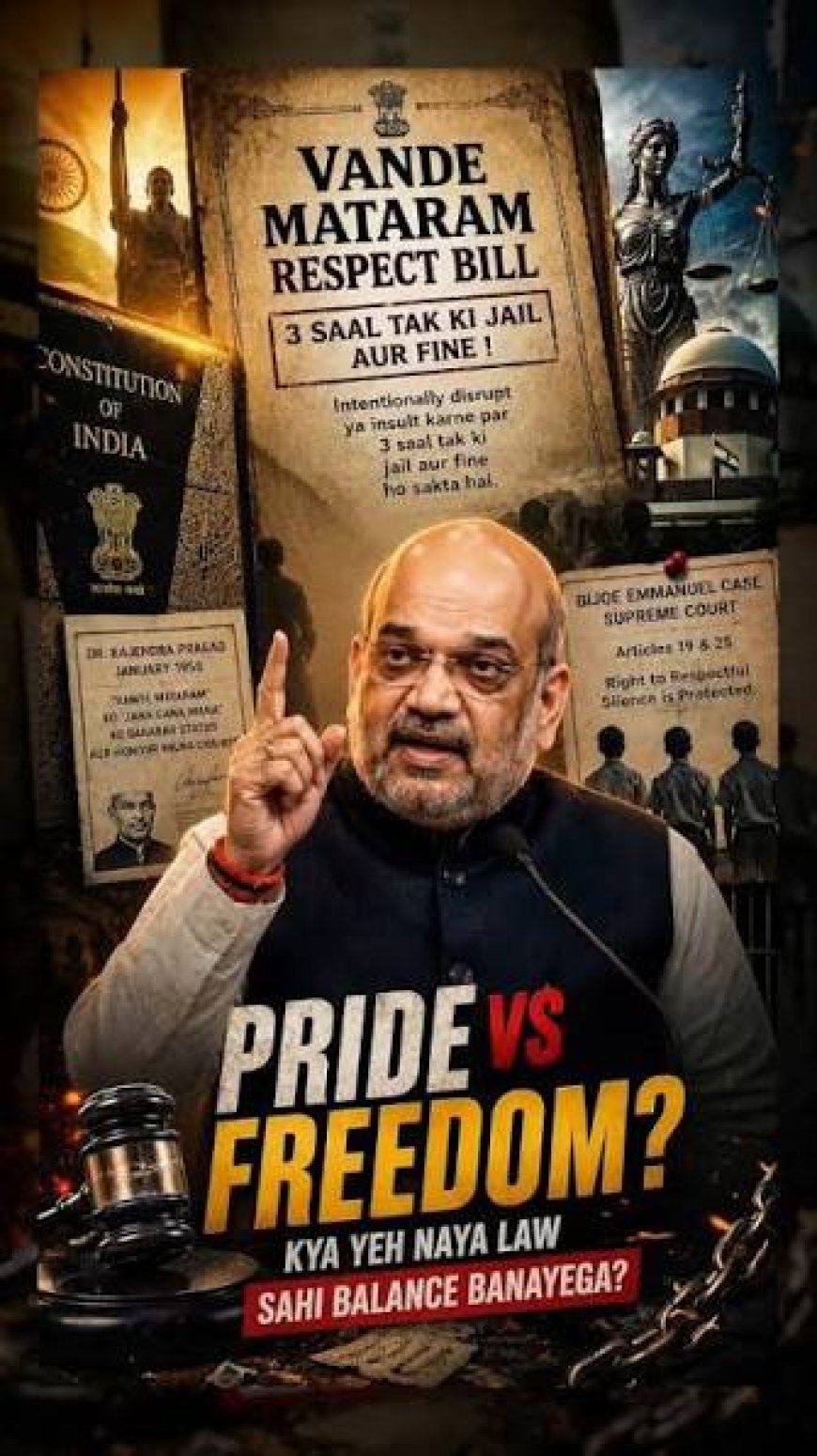 RS okays bill to make insulting Vande Mataram a criminal offence