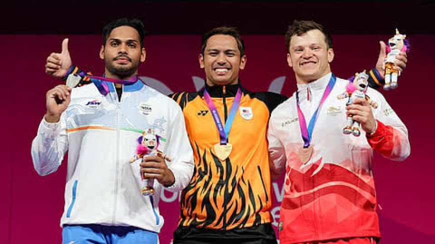 After father’s bronze in 2010, AP's Ajaya Babu bags silver medal at CWG