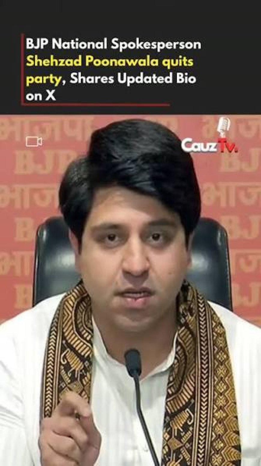 Has Shehzad Poonawalla quit BJP? X bio sparks buzz