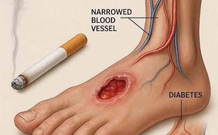 Tobacco & diabetes increase amputation risk 