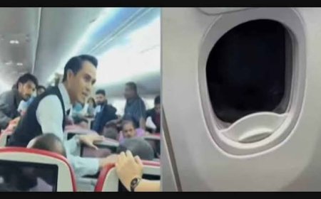 Passenger tries to open emergency exit mid-air, arrested