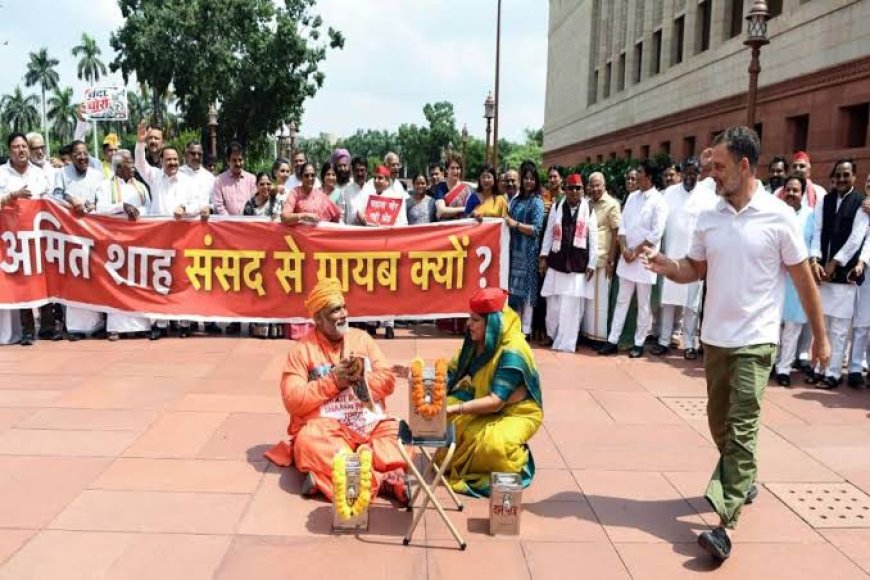 Rahul Gandhi booked over Ram temple 'chanda chori' skit at Parl