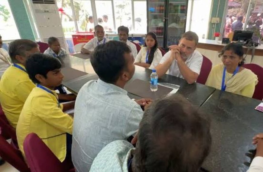 Rahul Gandhi meets kin of NEET aspirants who ended their lives
