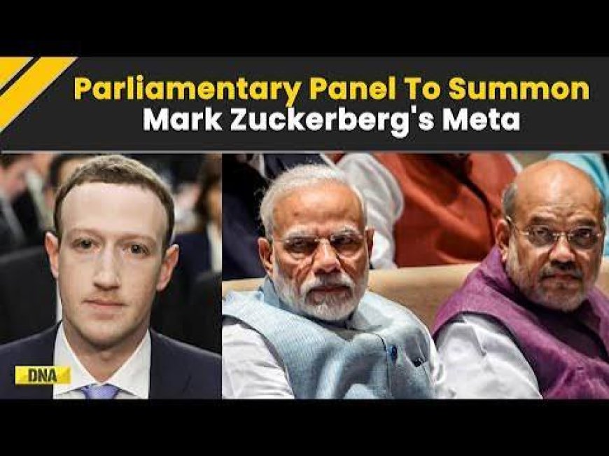 Mark Zuckerberg Will Have To Apologise: Parliament Panel Chief On PM Video Row 