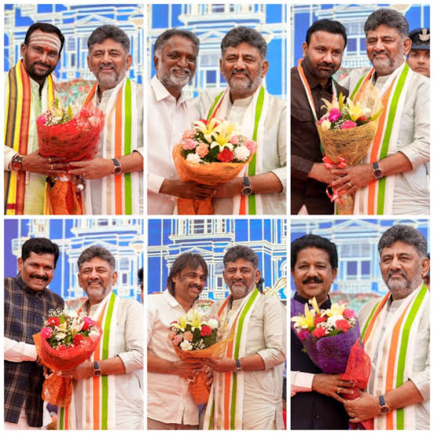 19 ministers inducted into CM Shivakumar-led cabinet in Karnataka