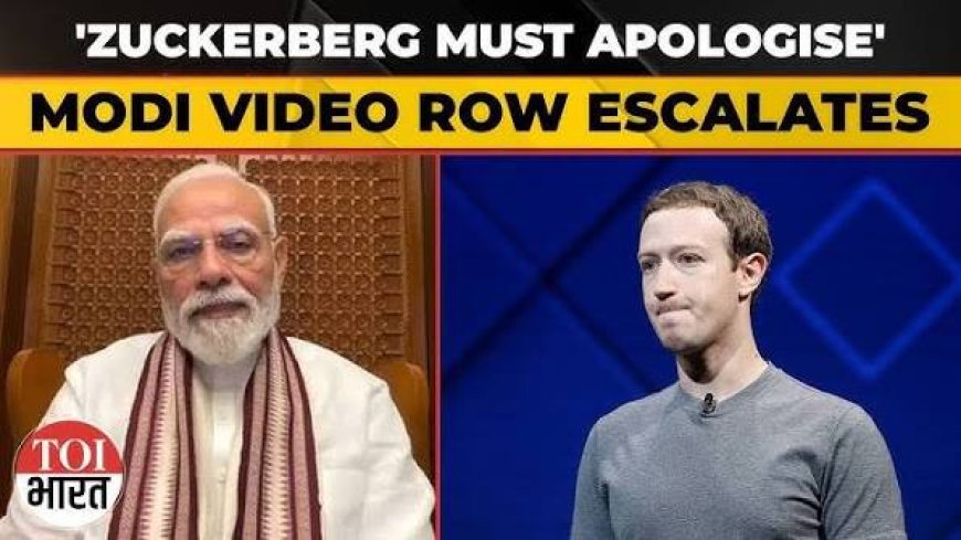 Modi video removal: IT panel wants Zuckerberg to apologise